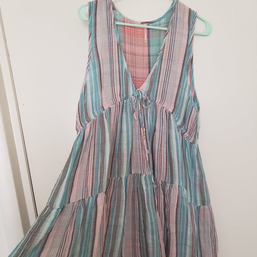 Free People Striped Beachy Dress